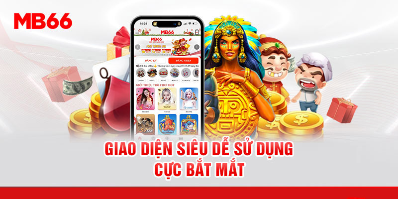 Giao diện MB66 đẹp mắt