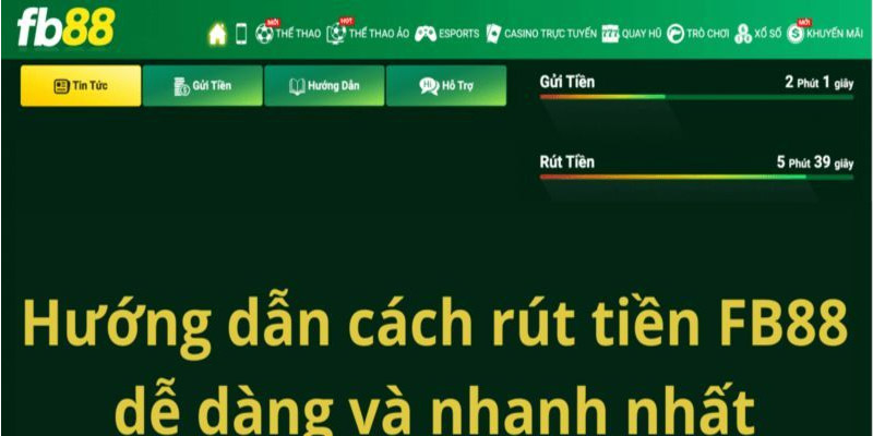 Rút tiền từ FB88